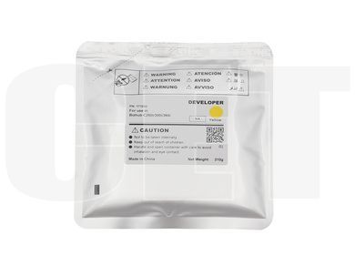 Девелопер для KONICA MINOLTA Bizhub C250i/ 300i/ 360i (CET) Yellow, 210г, 1000000 стр., CET171032