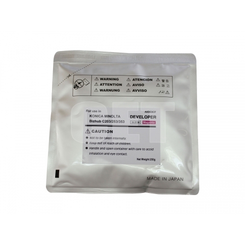Девелопер для KONICA MINOLTA Bizhub C200/ C203/ C253/ C353 (CET) Magenta, 250г/ пак, 75000 стр., CET6826