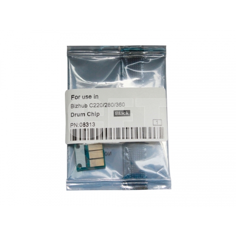 Чип драм-юнита KONICA MINOLTA Bizhub C220/ C280/ C360 Black CET8313