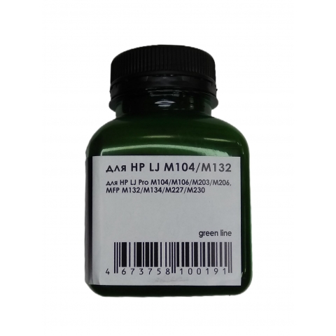 Тонер HP M104/ MFP M132/ M106/ M134 (50гр AJI IMEX) Green Line