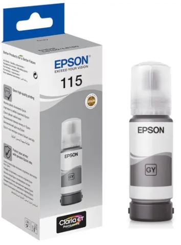 Контейнер с чернилами Epson 115 EcoTank (C13T07D54A) Grey