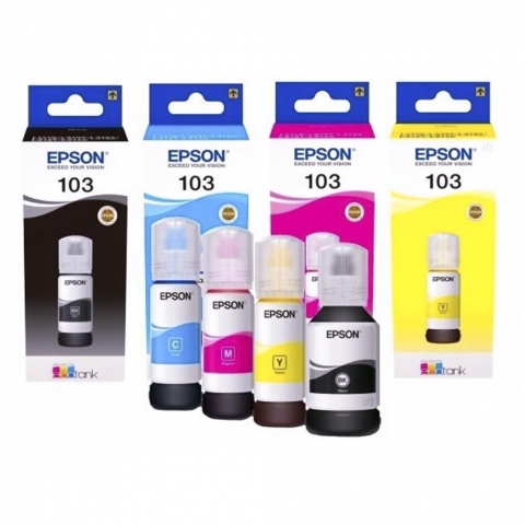 Чернила 103 аналог Epson L1110/ L3100/ L3110/ L3150 Yellow