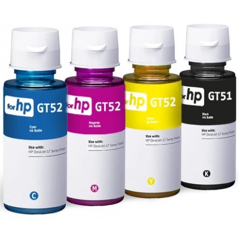 Чернила HP GT 5810/ InkTank 115/ 310/ 415/ SmartTank 500/ 615 GT52 M0H54AA/ AE/ AN/ AL Cyan