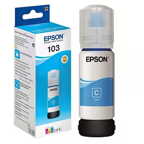 Контейнер с чернилами Epson 103 (L3100/ L3110/ L3150) C13T00S24A Cyan