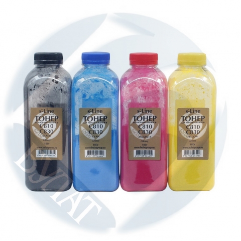 Тонер Oki C810/ C830 180г Yellow