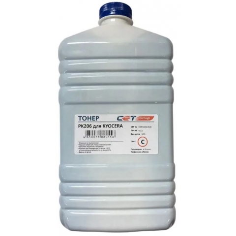 Тонер PK206 KYOCERA M6030/ M6035/ M6530/ P6035 Cyan 500г OSP0206C-500