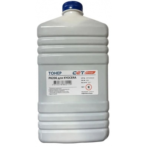Тонер PK206 KYOCERA M6030/ M6035/ M6530/ P6035 Black 500г OSP0206K-500