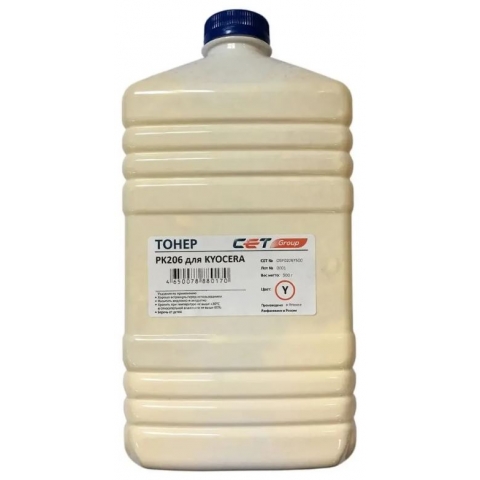 Тонер PK206 KYOCERA M6030/ M6035/ M6530/ P6035 Yellow 500г OSP0206Y-500