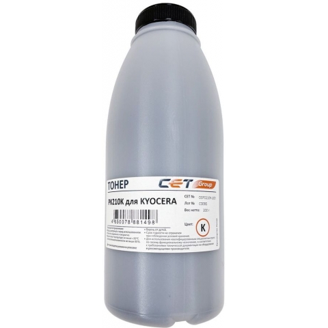 Тонер PK210 KYOCERA P6230/ 6235/ 7040 Black 200г OSP0210K200
