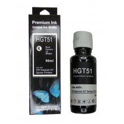 Чернила HP GT 5810/ InkTank 115/ 310/ 415/ SmartTank 519 GT51 M0H57AA/ AE/ AN/ AL Black pigment