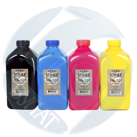 Тонер Konica Minolta bizhub C224/ C284/ C364 471г TN-321 (тонер+девелопер) Cyan