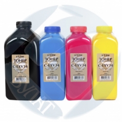 Тонер Canon iR C2020 С-EXV34 (тонер + девелопер) Yellow