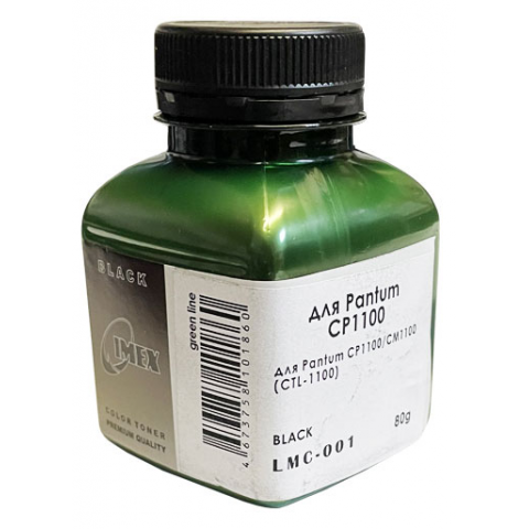 Тонер Pantum CP1100/ CM1100 (CTL-1100) 80г Black IMEX Green Line