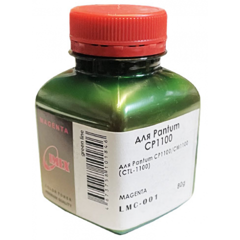Тонер Pantum CP1100/ CM1100 (CTL-1100) 80г Magenta IMEX Green Line