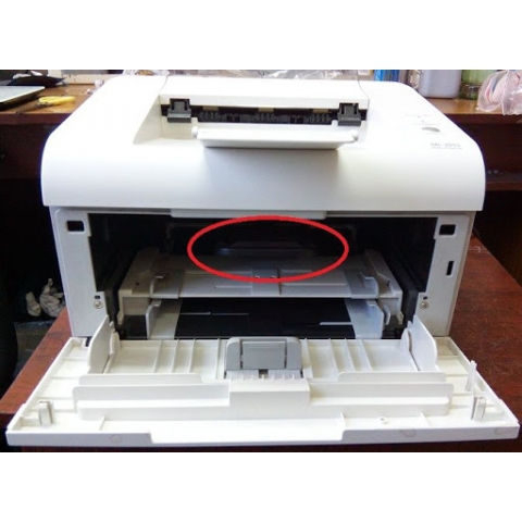 Замена ролика захвата бумаги Samsung p2010